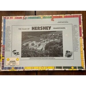 Vintage Game of Hershey Pennsylvania Board Game Map Monopoly Style